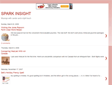 Tablet Screenshot of blog.sparkinsight.com